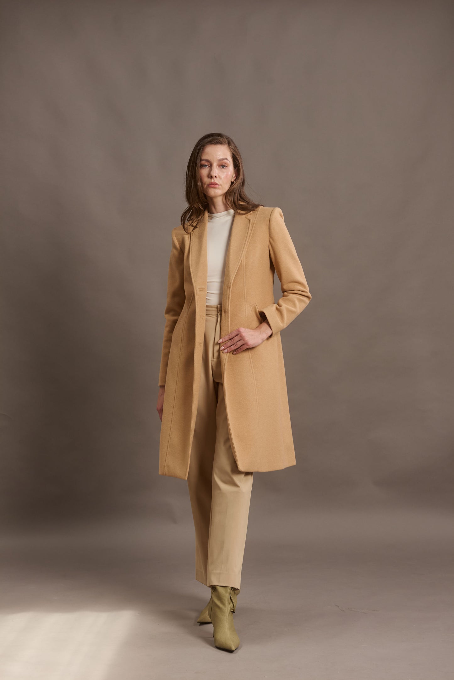 ABRIGO MADRID LONG CAMEL
