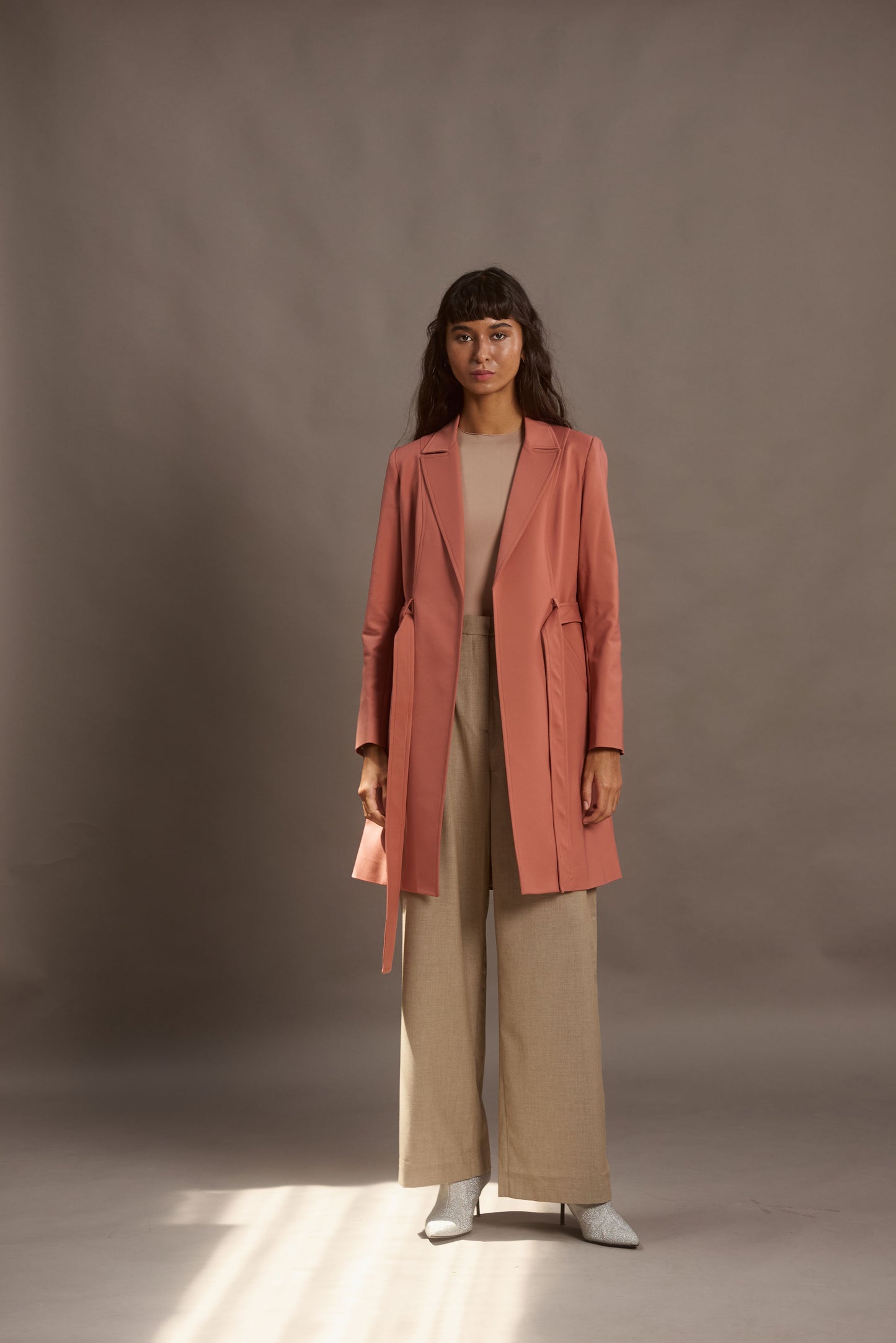 ABRIGO LUPE ROSE GOLD
