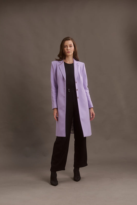 ABRIGO MADRID LONG VIOLET ORCHID