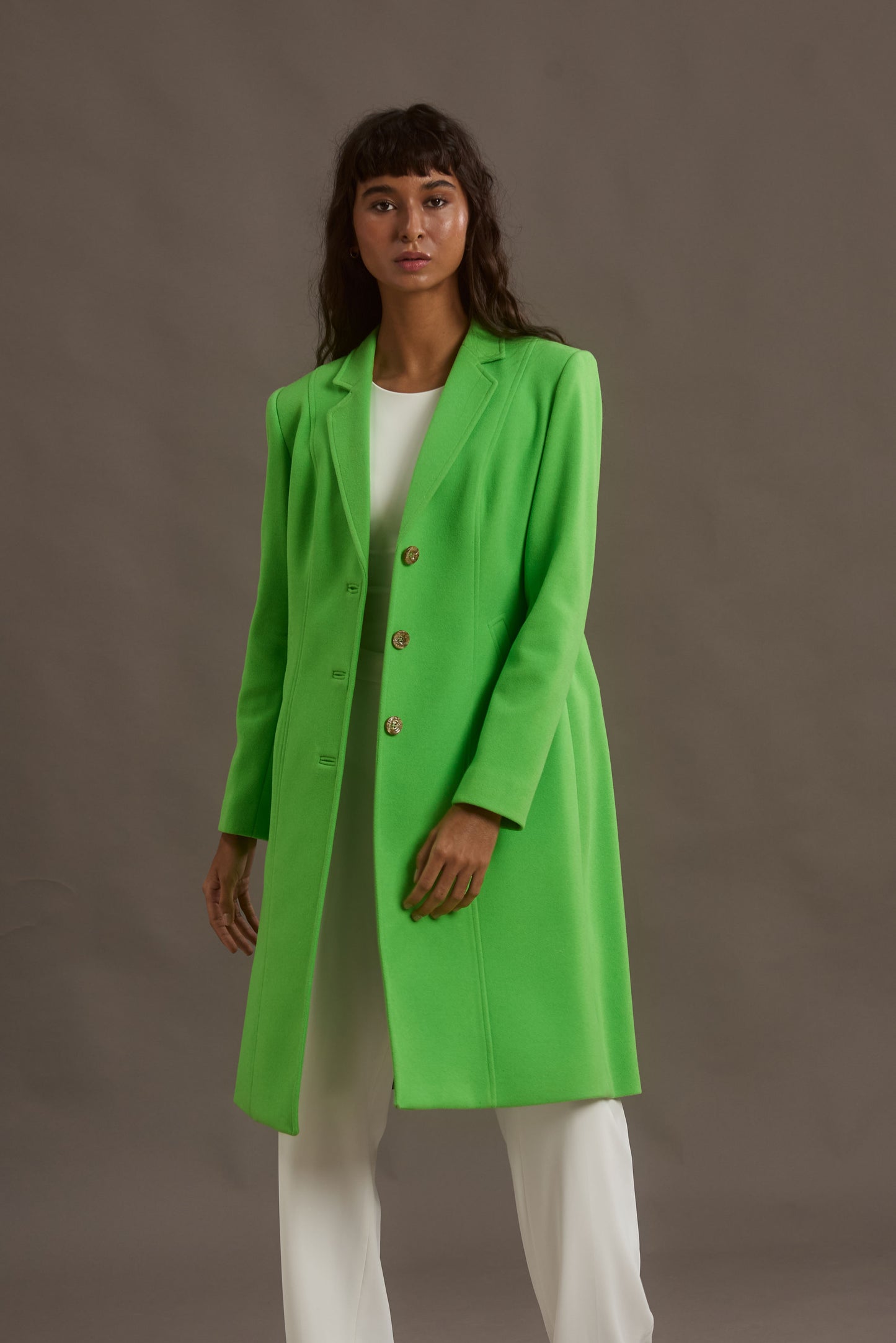 ABRIGO MADRID LONG GREEN APPLE