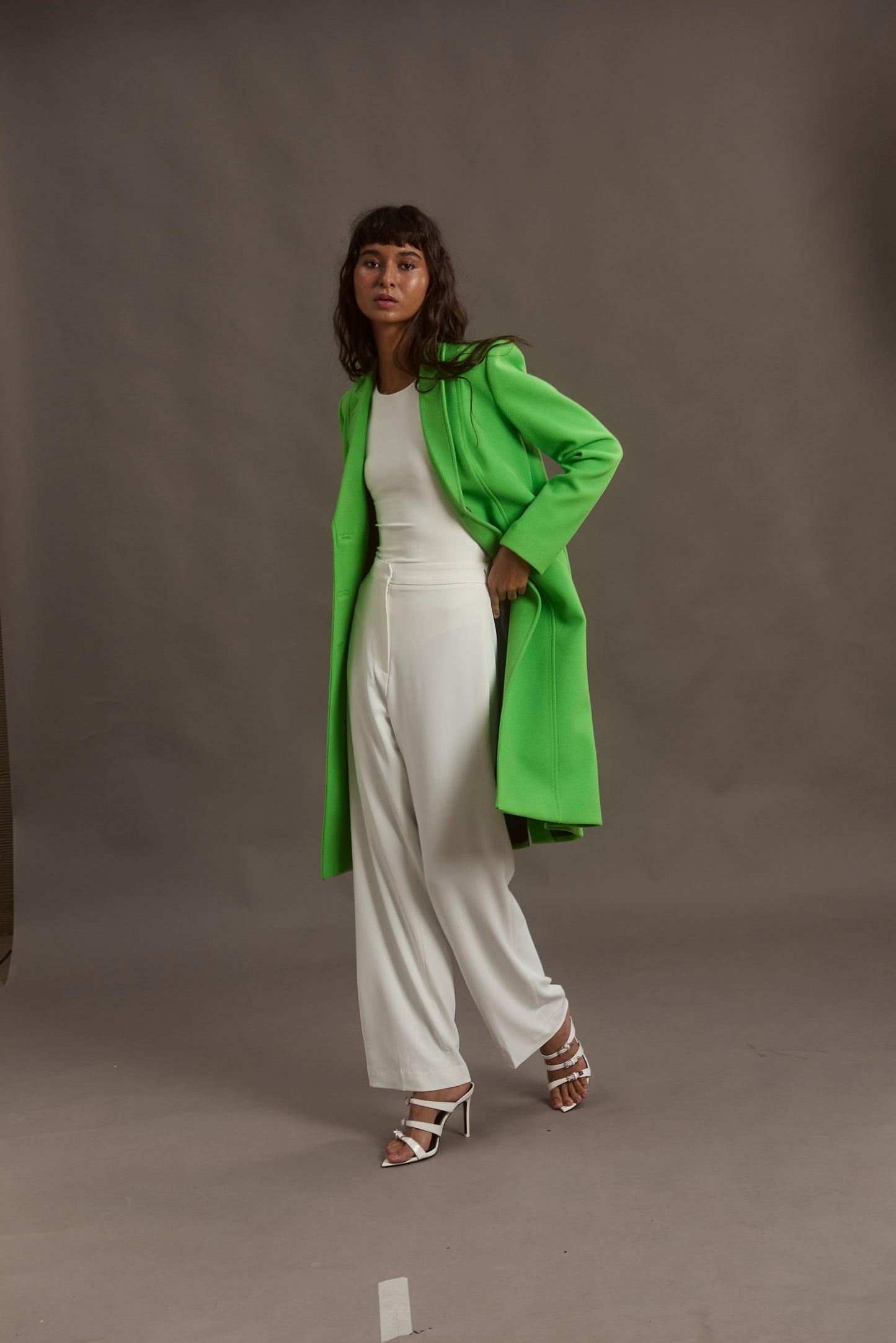 ABRIGO MADRID LONG GREEN APPLE