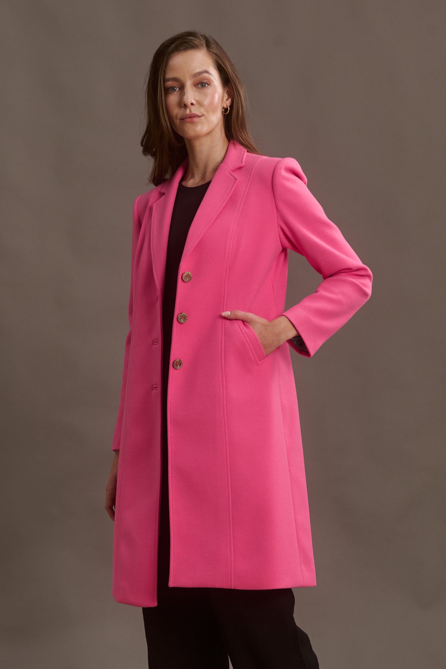 ABRIGO MADRID LONG PINK BARBIE