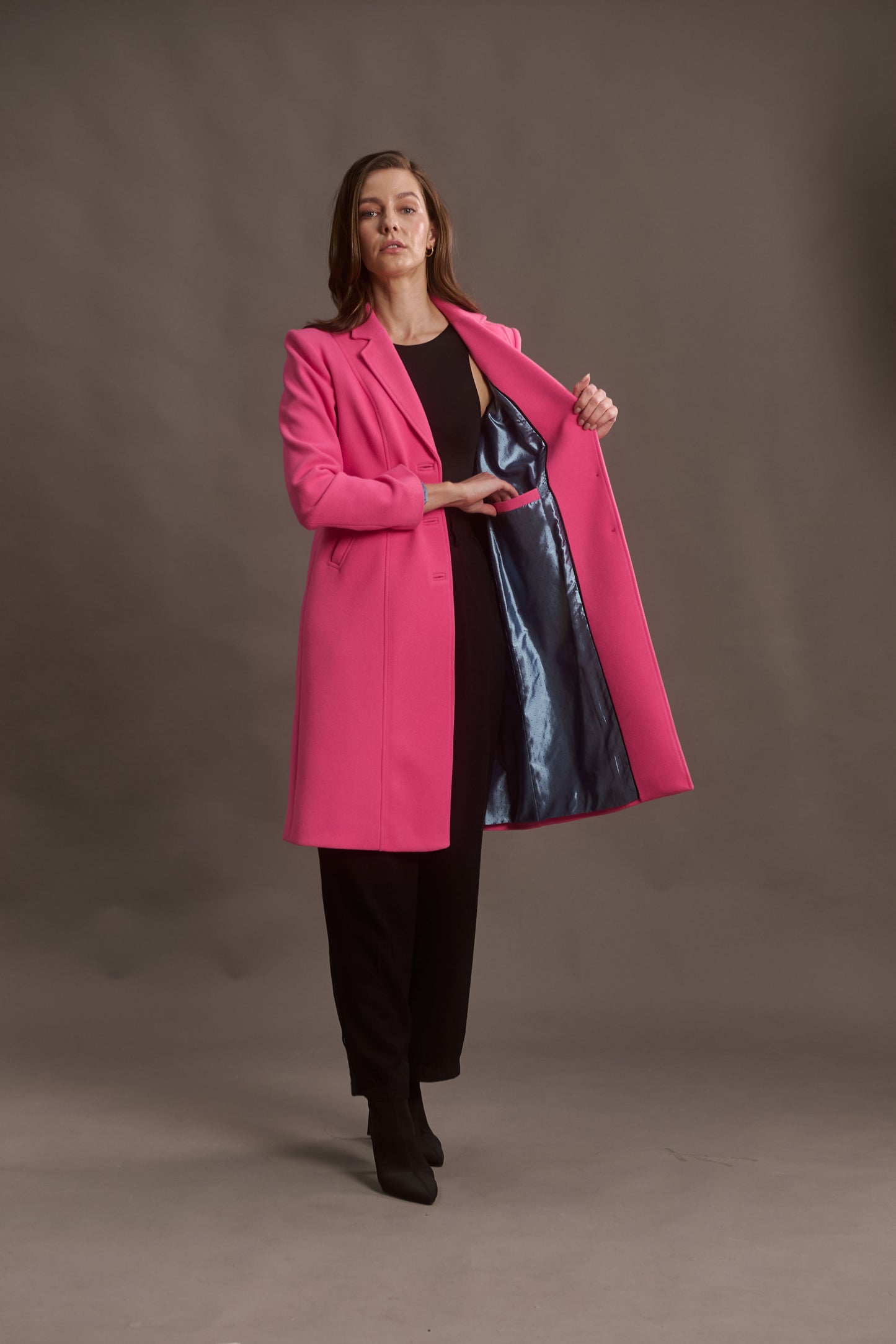 ABRIGO MADRID LONG PINK BARBIE