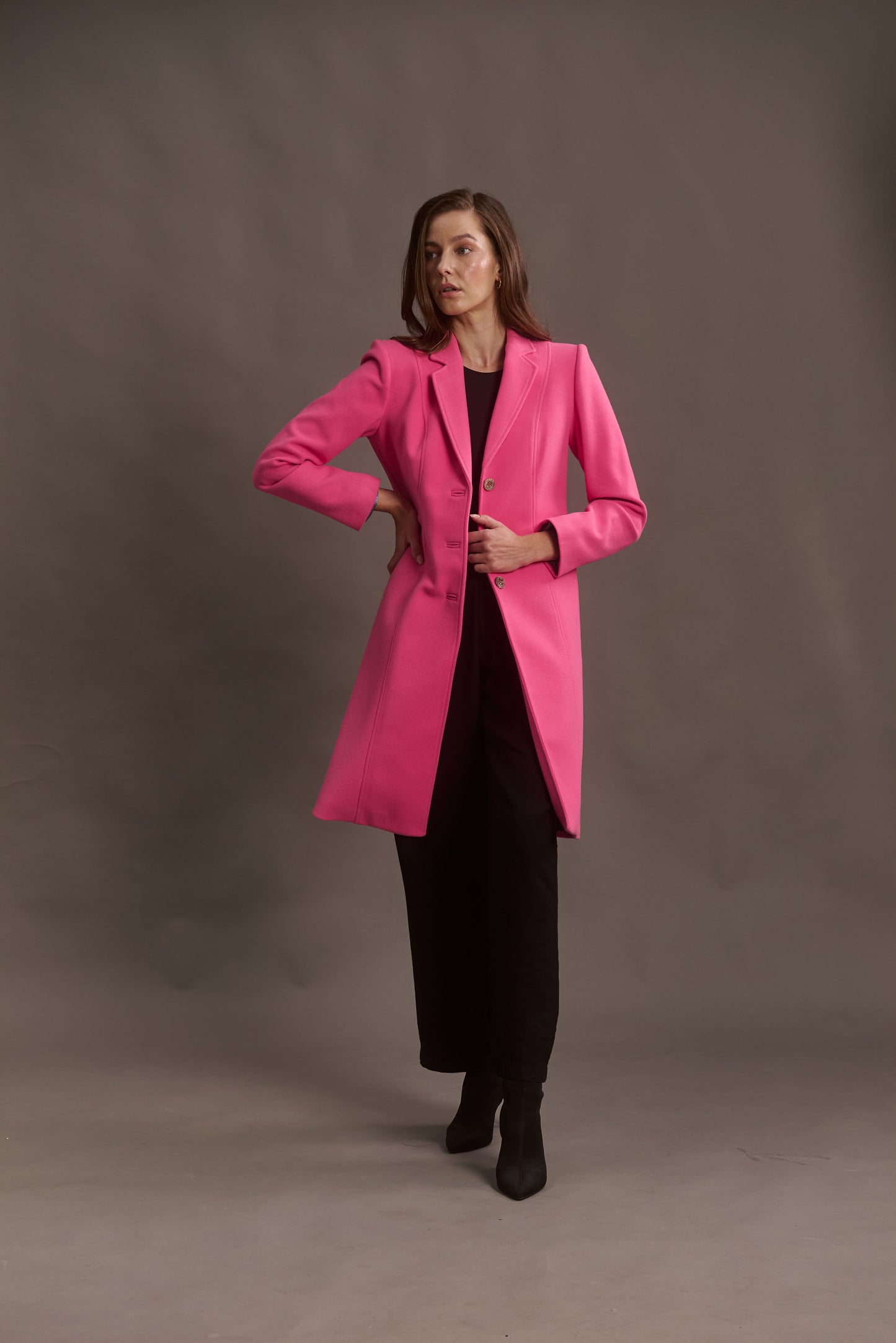 ABRIGO MADRID LONG PINK BARBIE