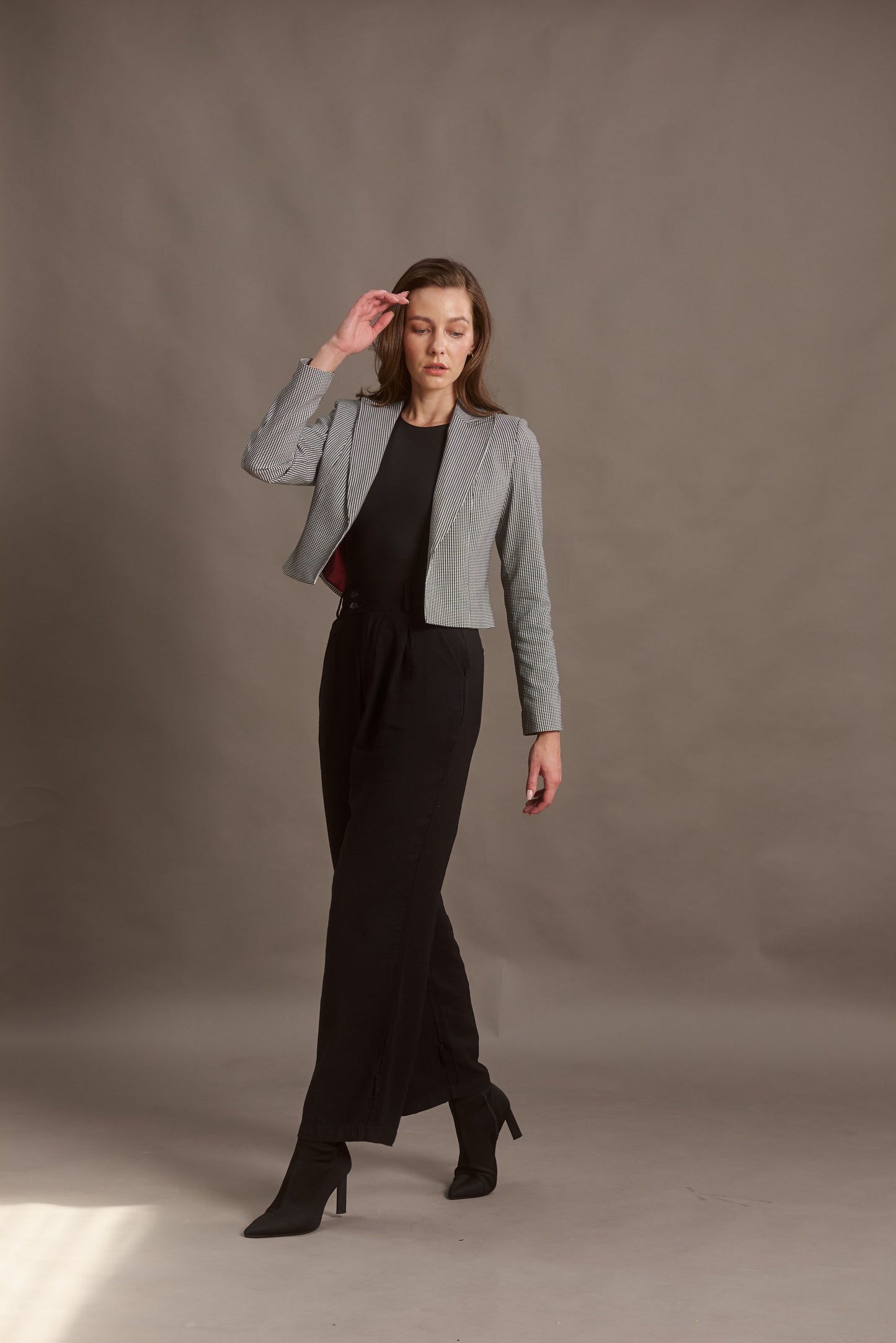 BLAZER LILI  COLOR  BLACK AND WHITE