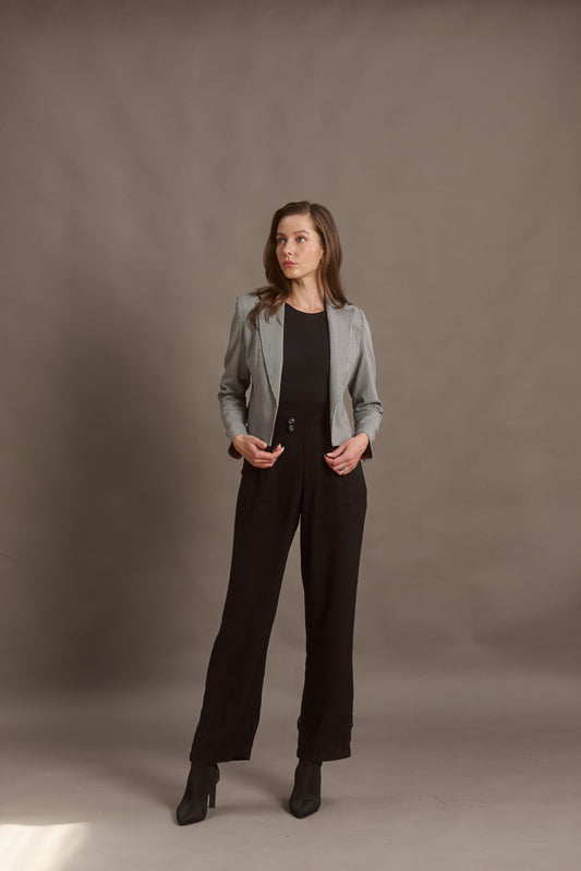 BLAZER LILI  COLOR  BLACK AND WHITE