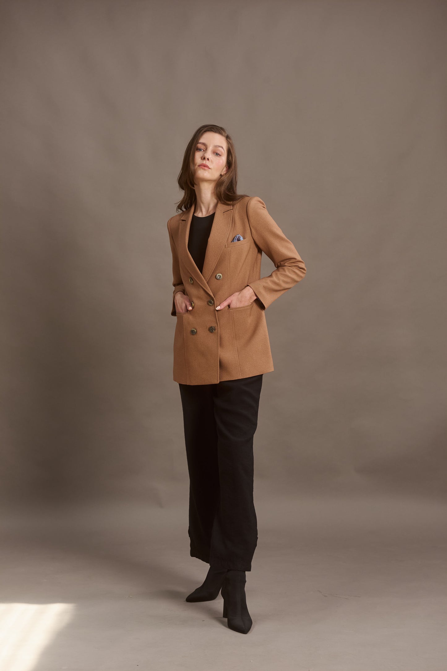 BLAZER VENECIA COLOR ICED COFFE