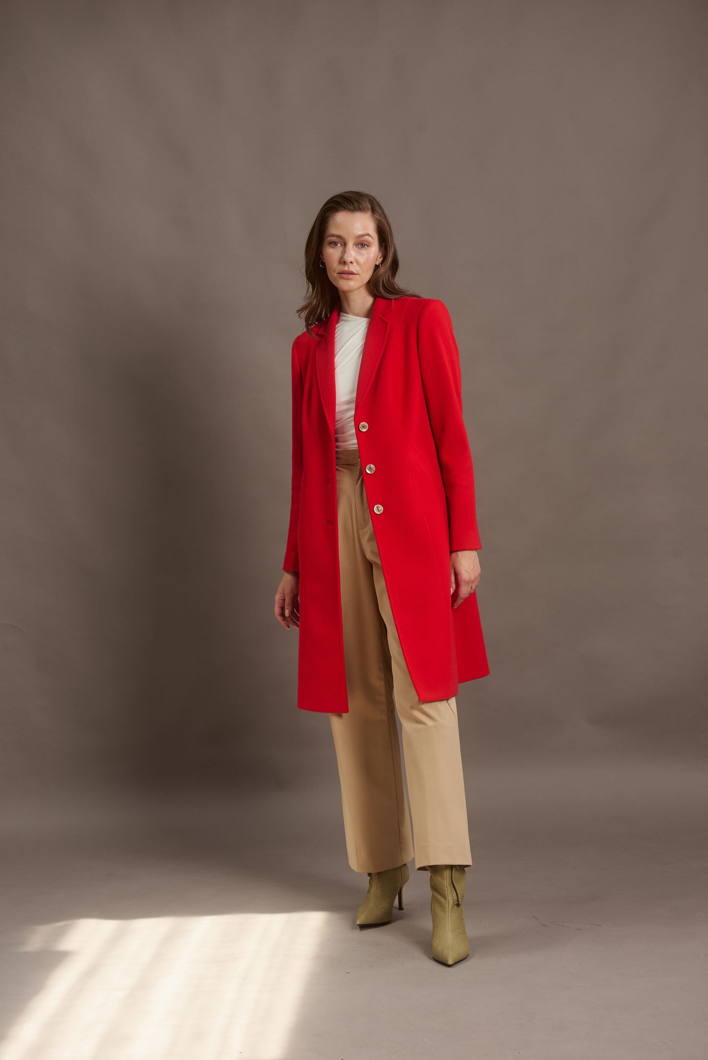 ABRIGO MADRID LONG LADYBUG RED