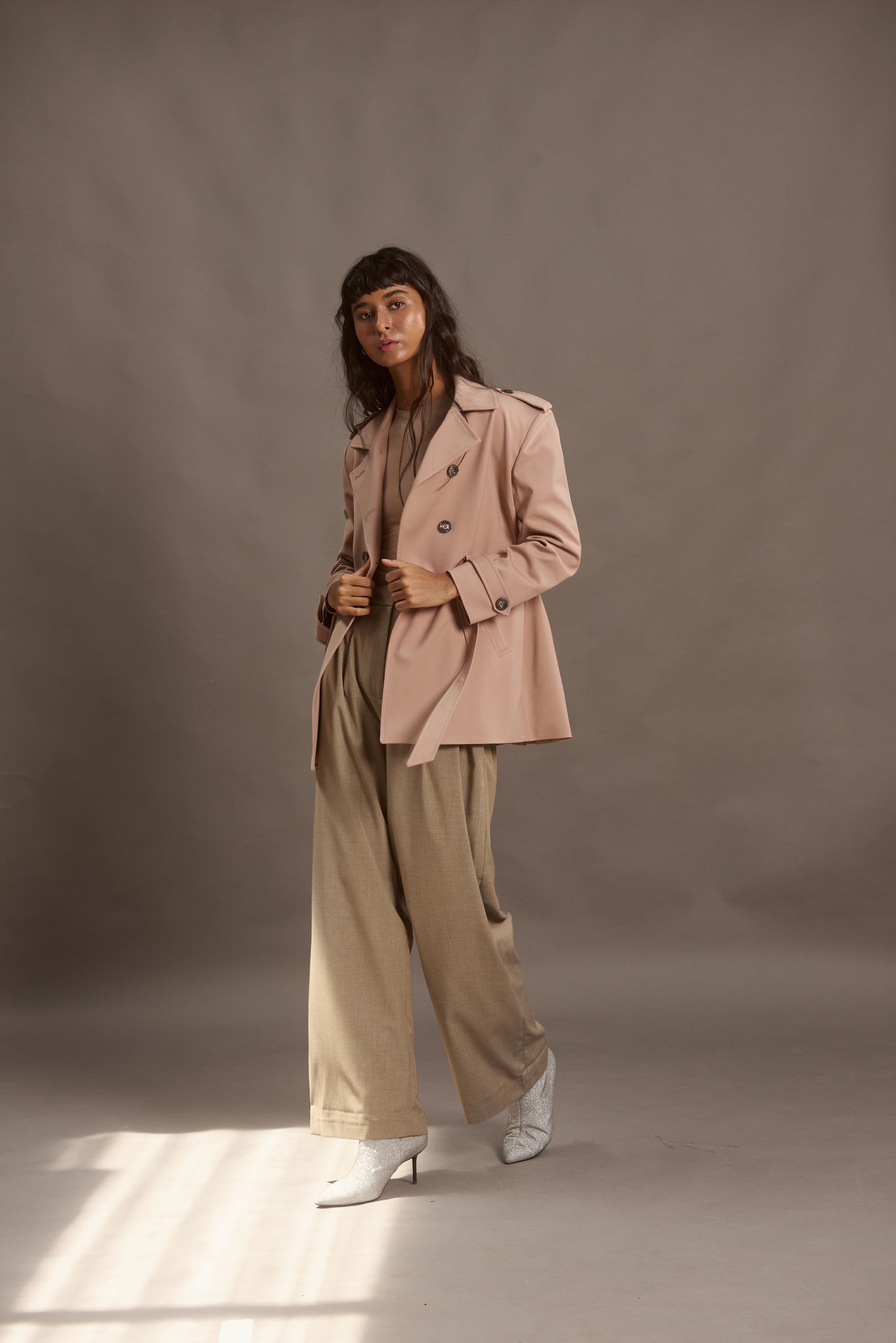 ABRIGO SAFARI COLOR LIGHT CARAMEL