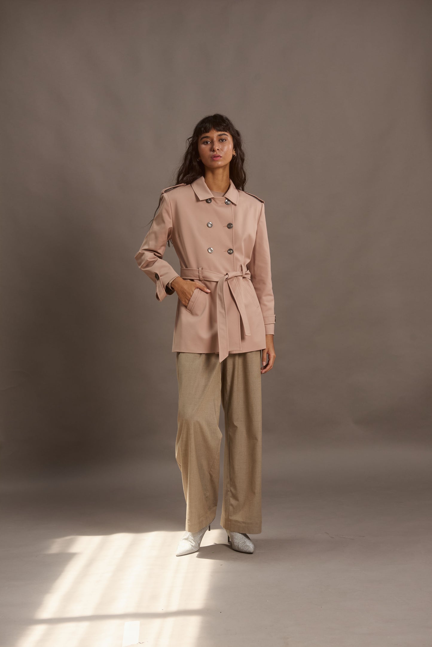 ABRIGO SAFARI COLOR LIGHT CARAMEL