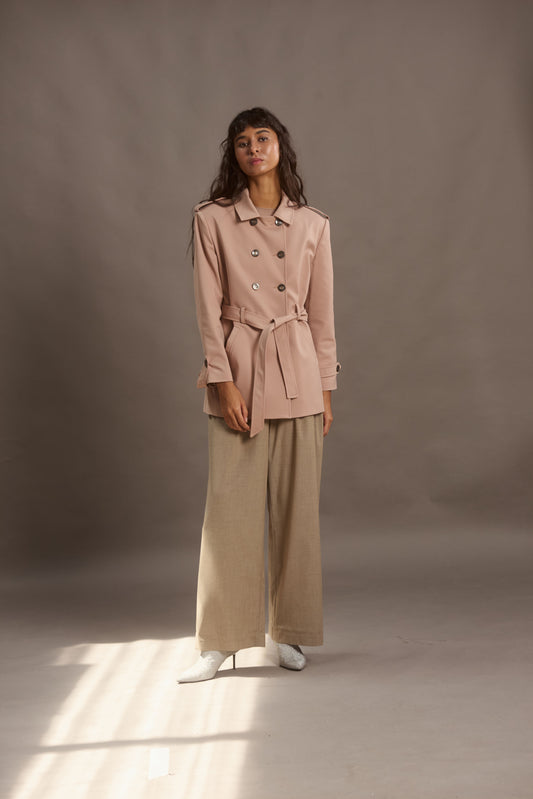 ABRIGO SAFARI COLOR LIGHT CARAMEL