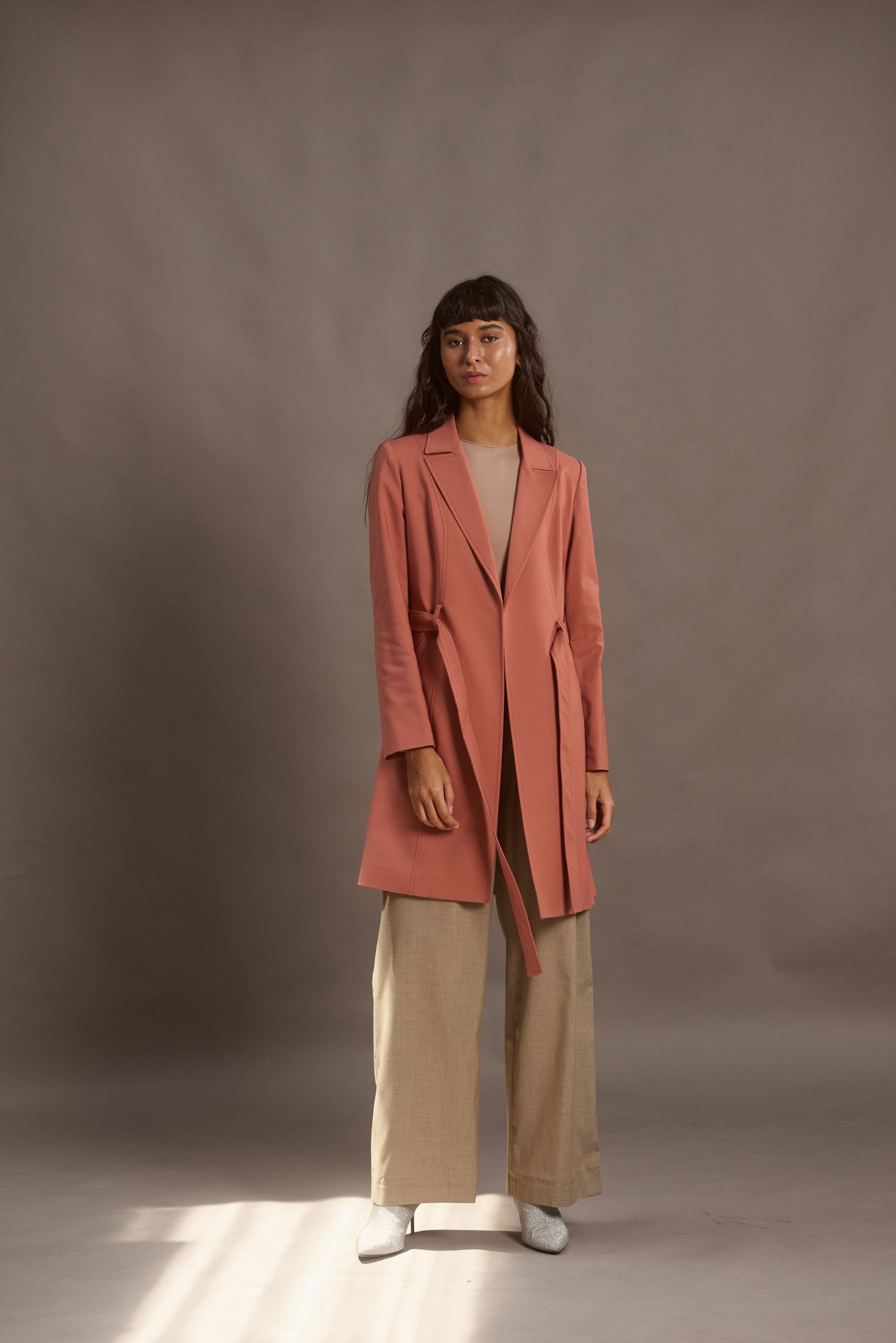 ABRIGO LUPE ROSE GOLD