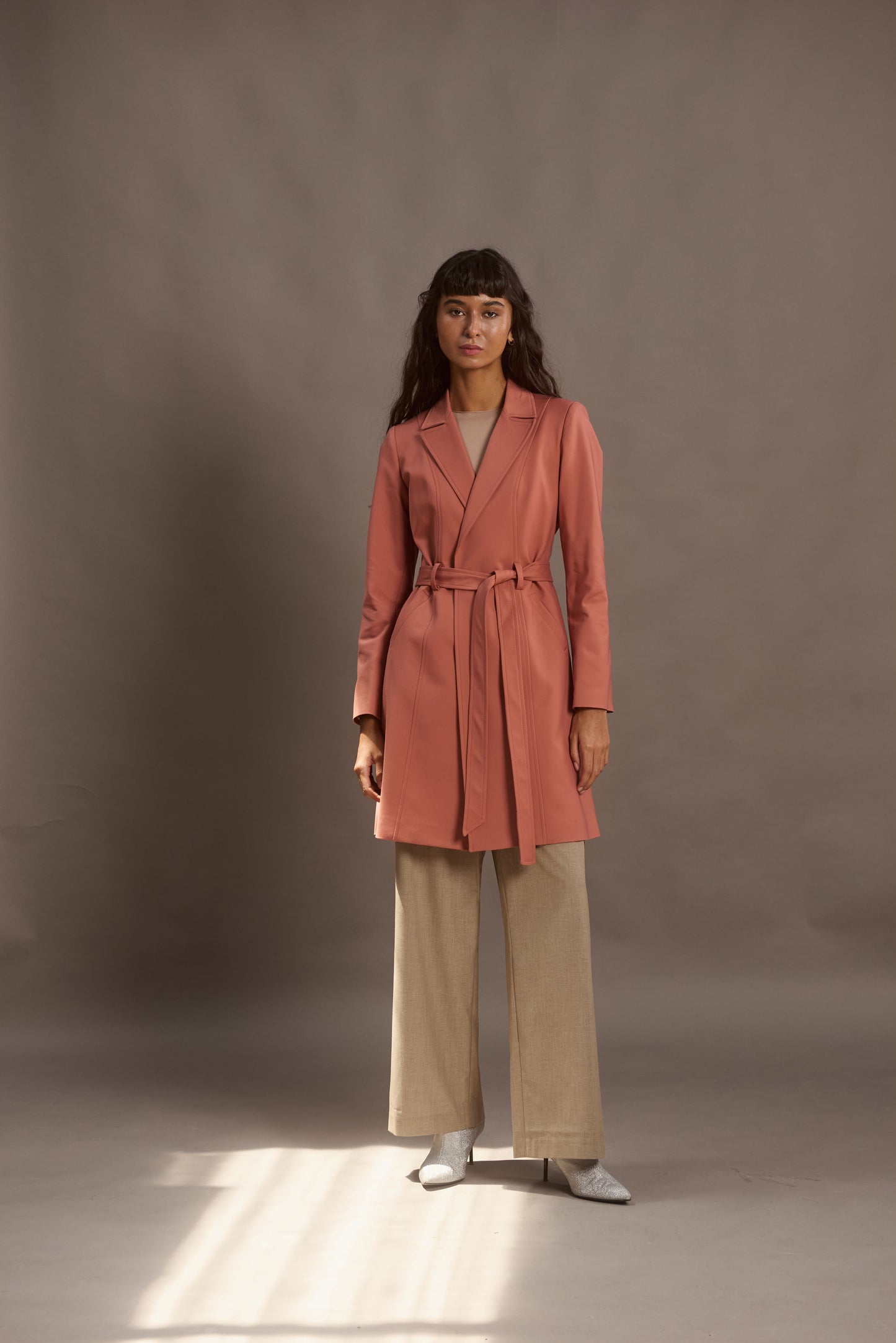 ABRIGO LUPE ROSE GOLD