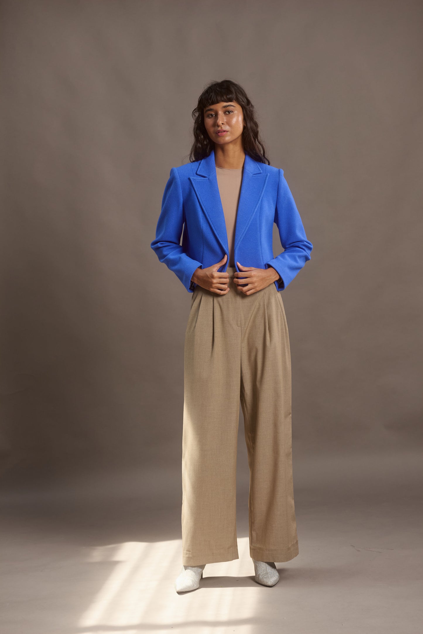 CROPPED BLAZER LILI KING ROYAL BLUE
