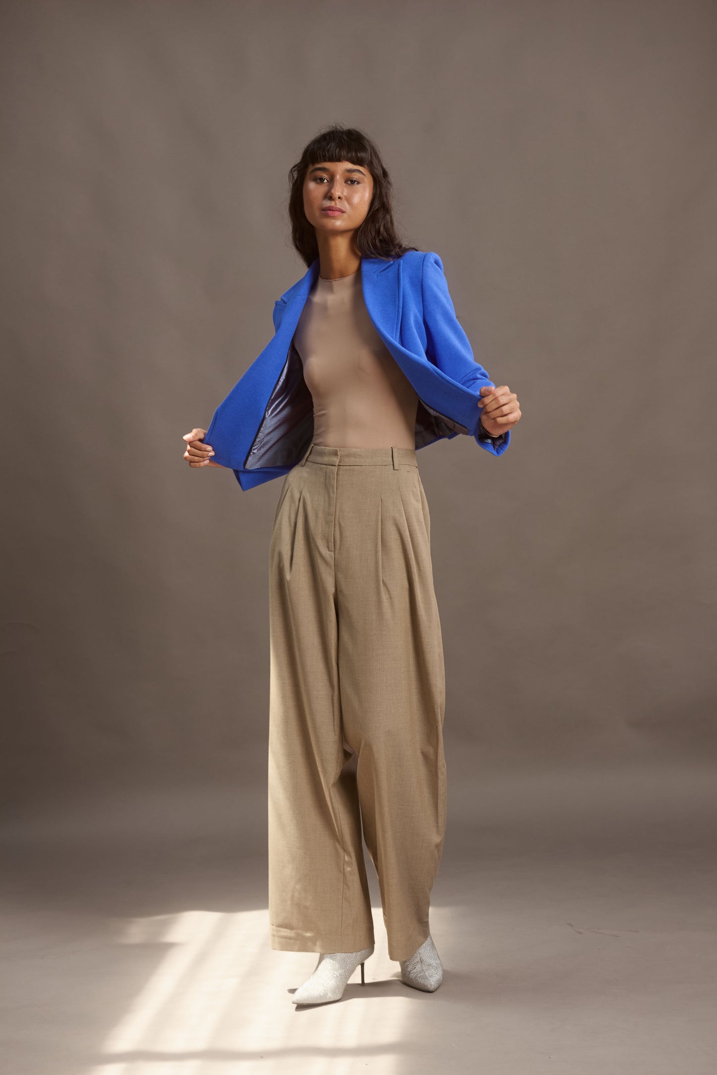 CROPPED BLAZER LILI KING ROYAL BLUE