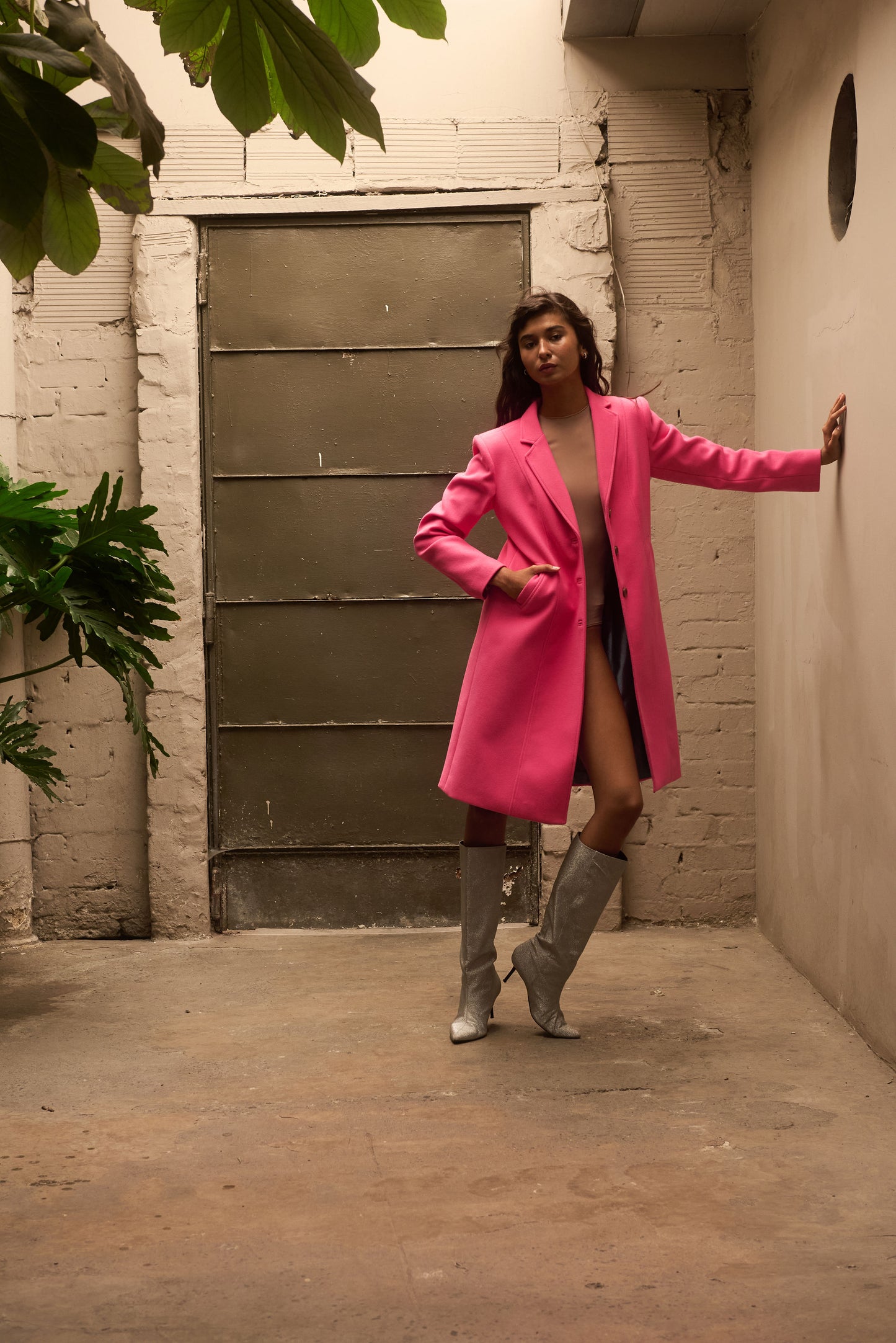 ABRIGO MADRID LONG PINK BARBIE