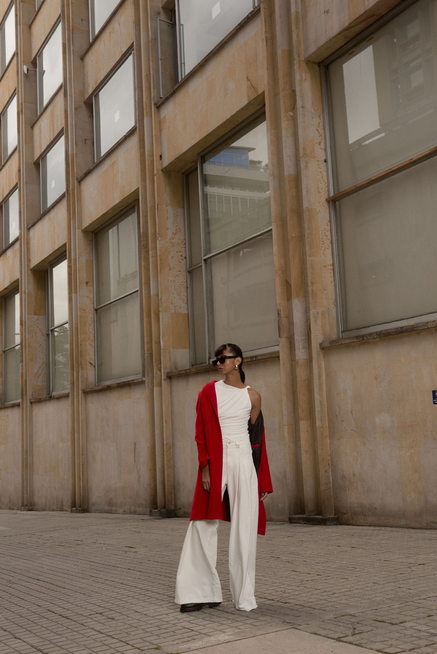 ABRIGO MADRID LONG LADYBUG RED