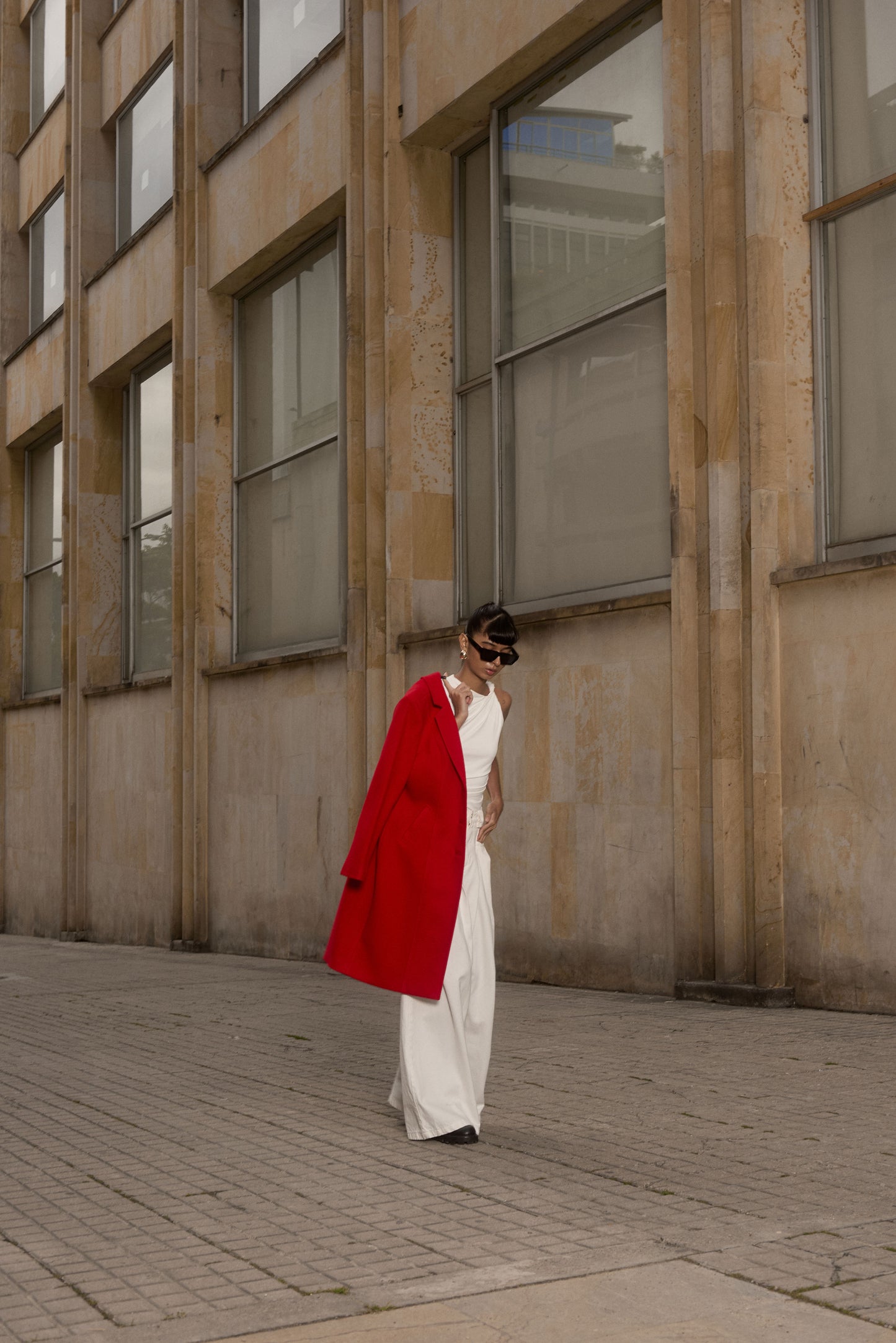 ABRIGO MADRID LONG LADYBUG RED