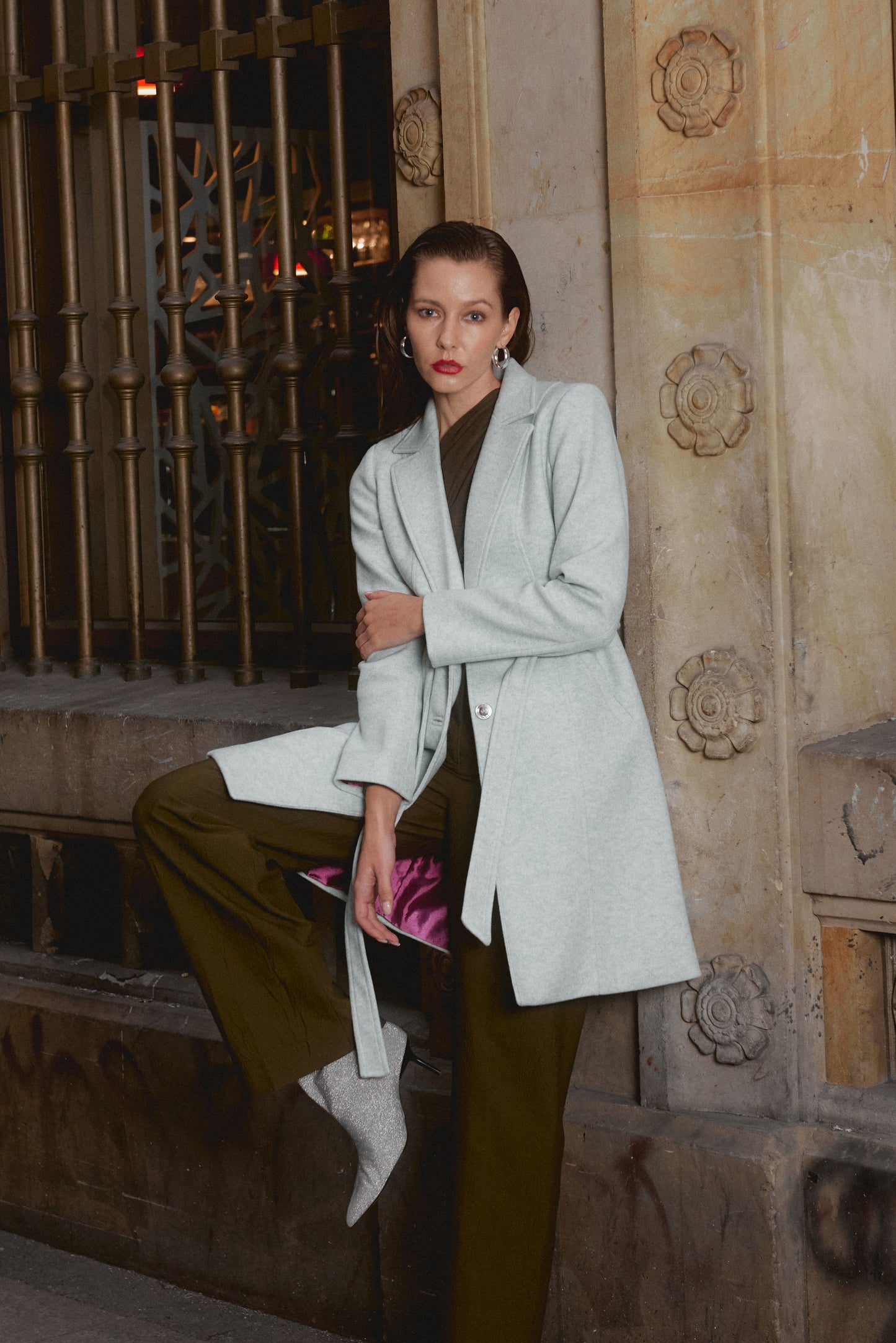 ABRIGO LUPE LIGHT GREEN