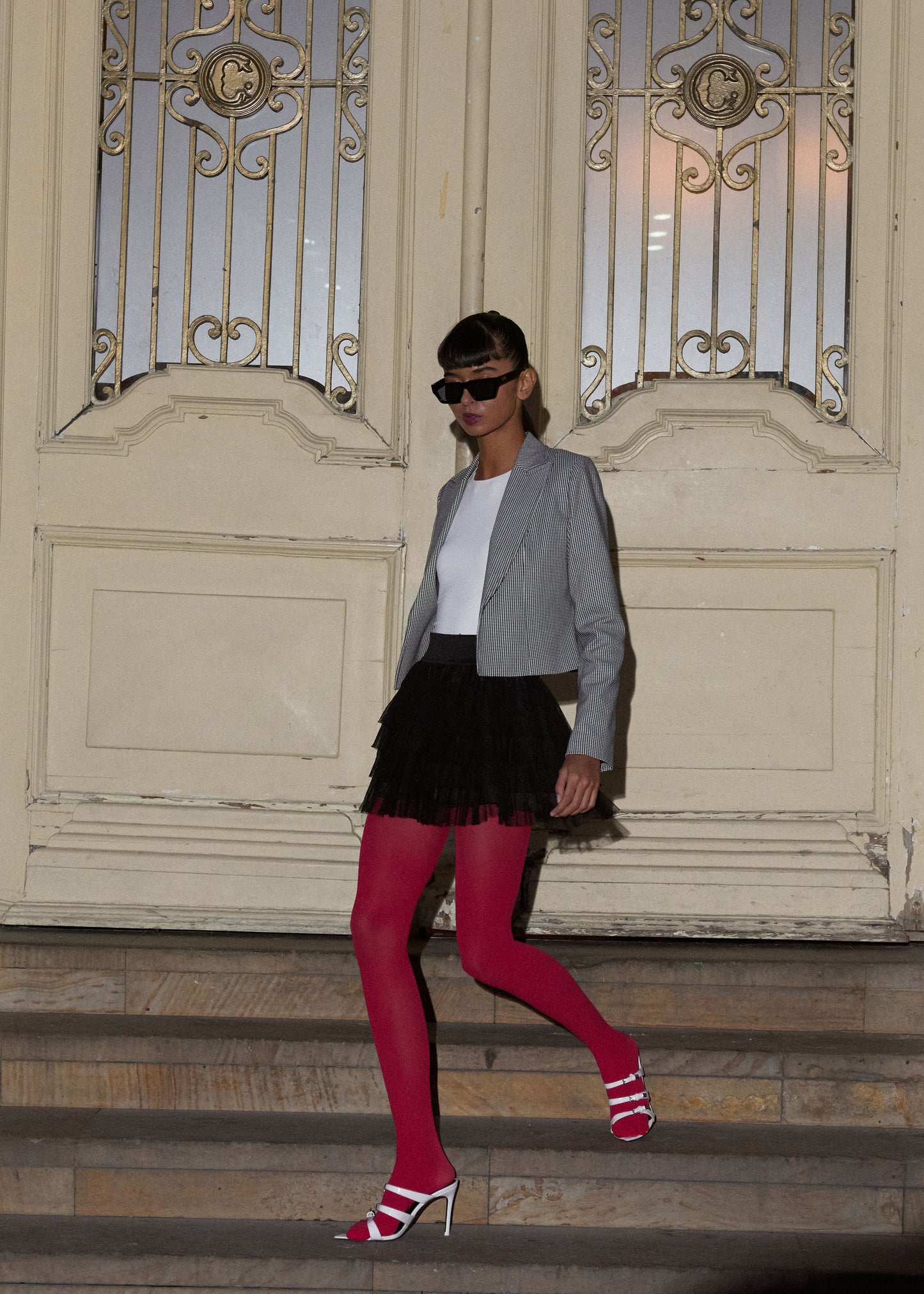 BLAZER LILI  COLOR  BLACK AND WHITE