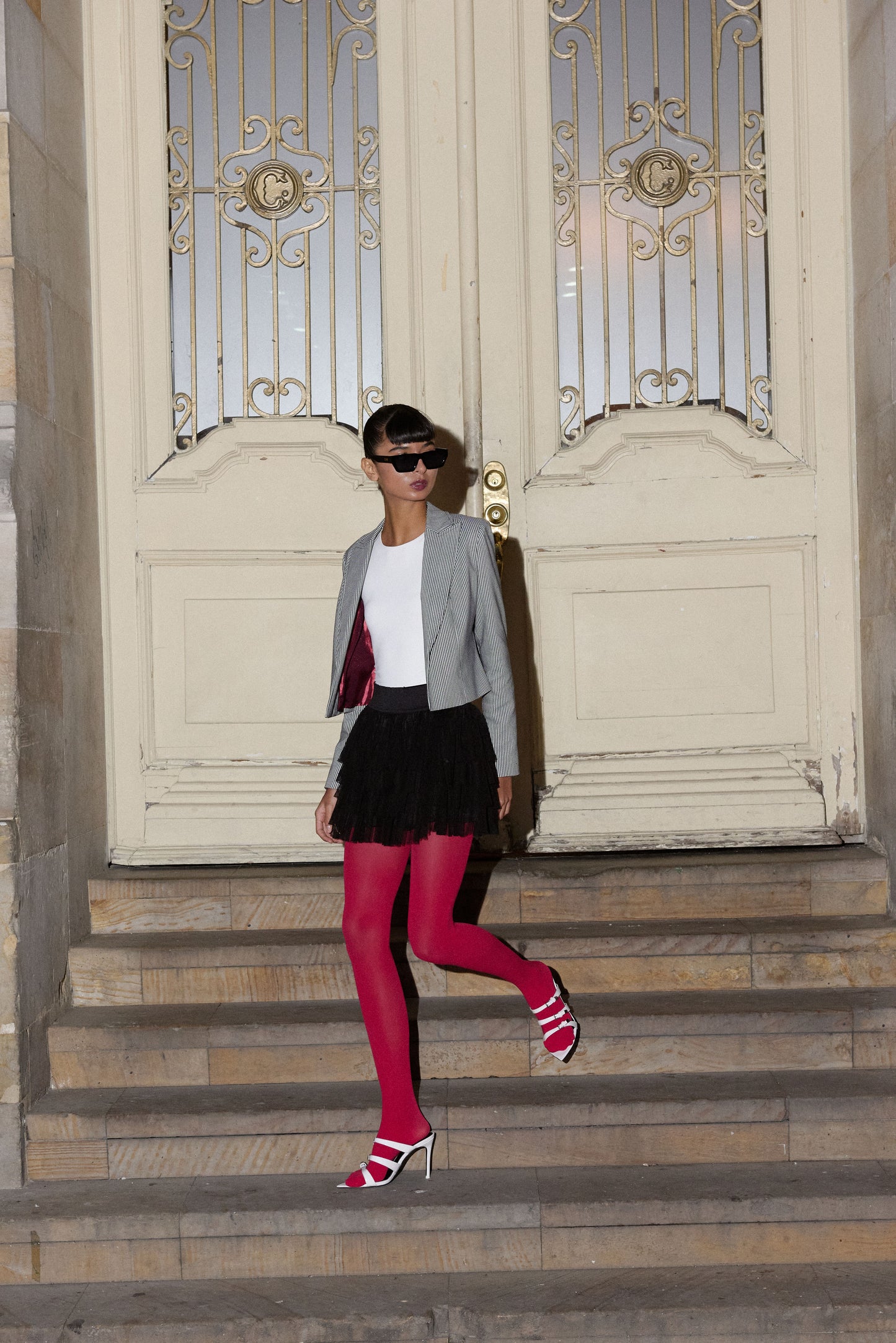 BLAZER LILI  COLOR  BLACK AND WHITE
